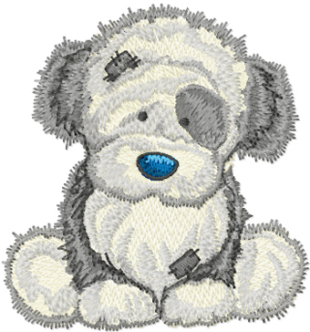 Cute Dog 2 machine embroidery design